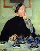 Mary Cassatt Lady at the Tea Table France oil painting artist